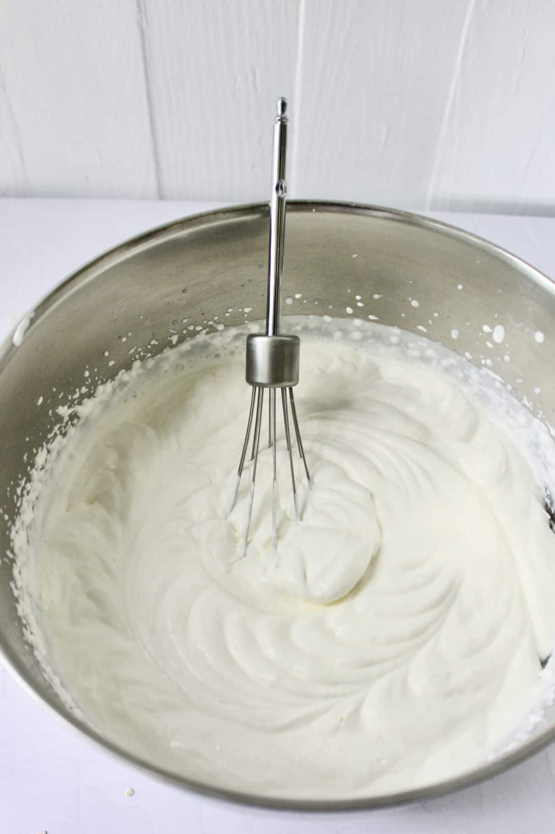 Homemade whipped cream