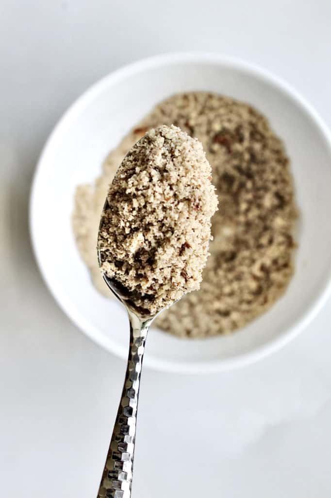 ground pecans for apple dapple thumbprint cookies