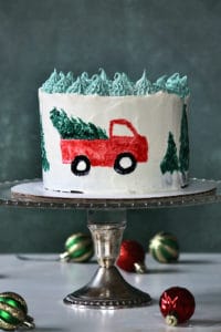 easy Christmas cake design