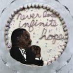 Buttercream transfer tutorial for MLK cake design