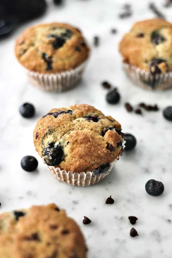 muffins baked with both oil and butter