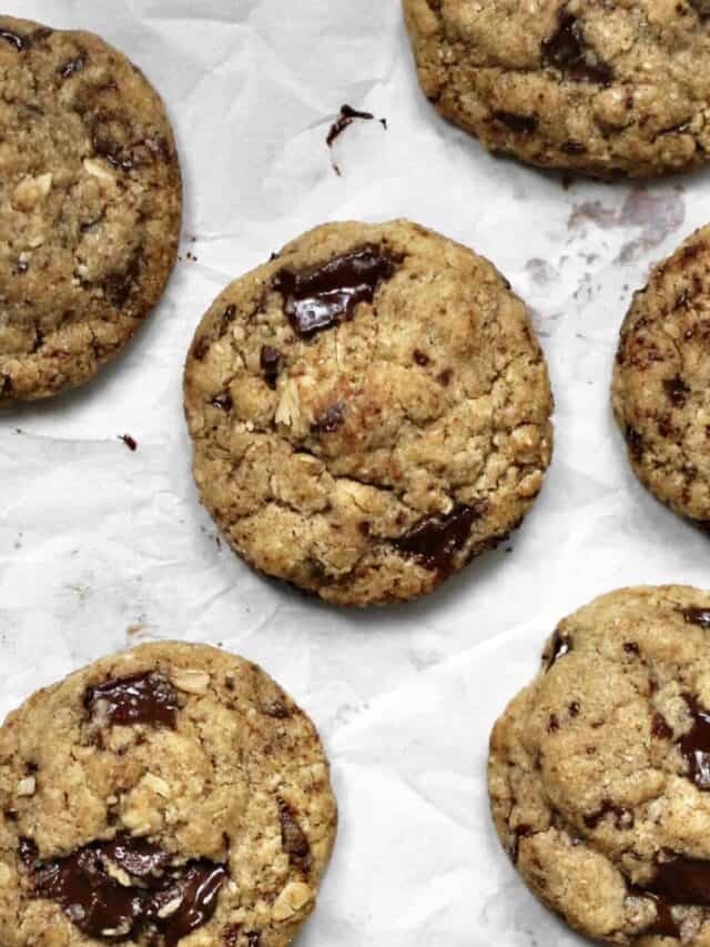 Easy Oat Flour Cookies with Chocolate Chips Story